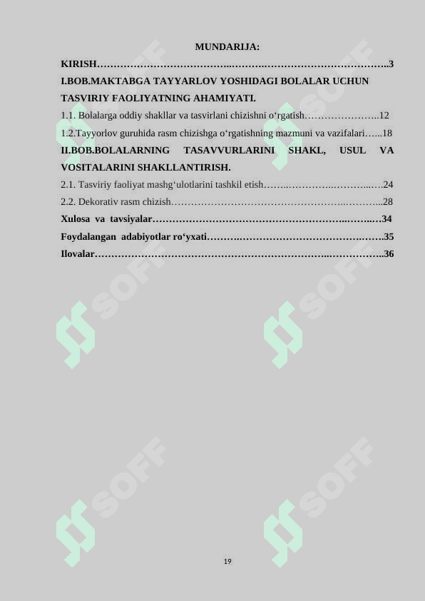 Maktabga tayyorlov yoshidagi bolalar guruhida tasviriy faoliyat mashg‘ulotlari 2