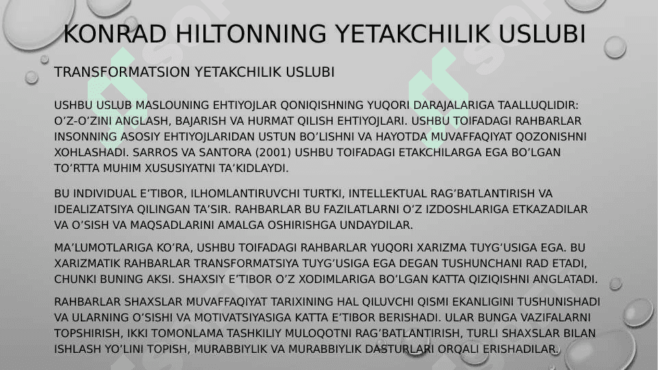 Menejment” fanidan tayyorlagan mustaqil ishi pptx 5