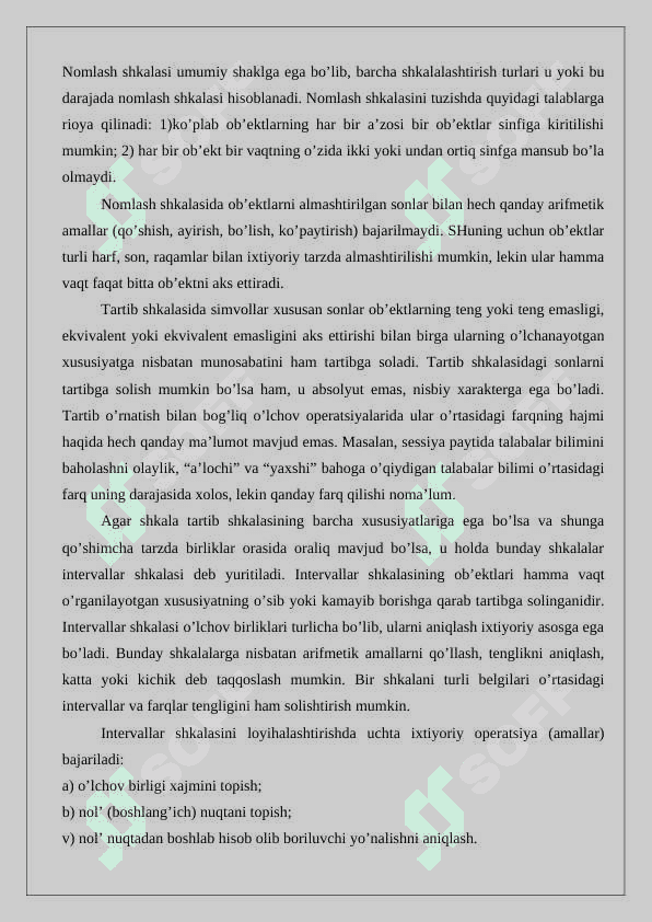 Psixologik o`lchov xususiyatlari 4
