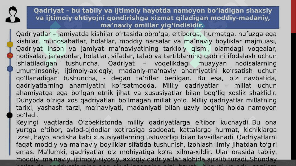 Qadriyatlar 4
