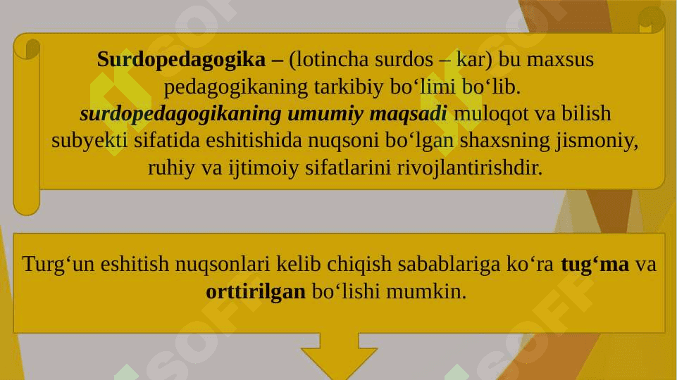 Surdopedagogikaning predmeti va metodlari. 3