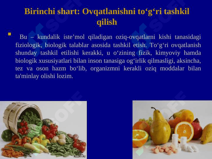Sogʻlom turmush tarzi 6