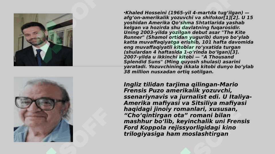 Shamol ortidan yugirib vaCho’qintirgan ota yoki mafiya sardori asarlarining qiyosiy tahlili 2