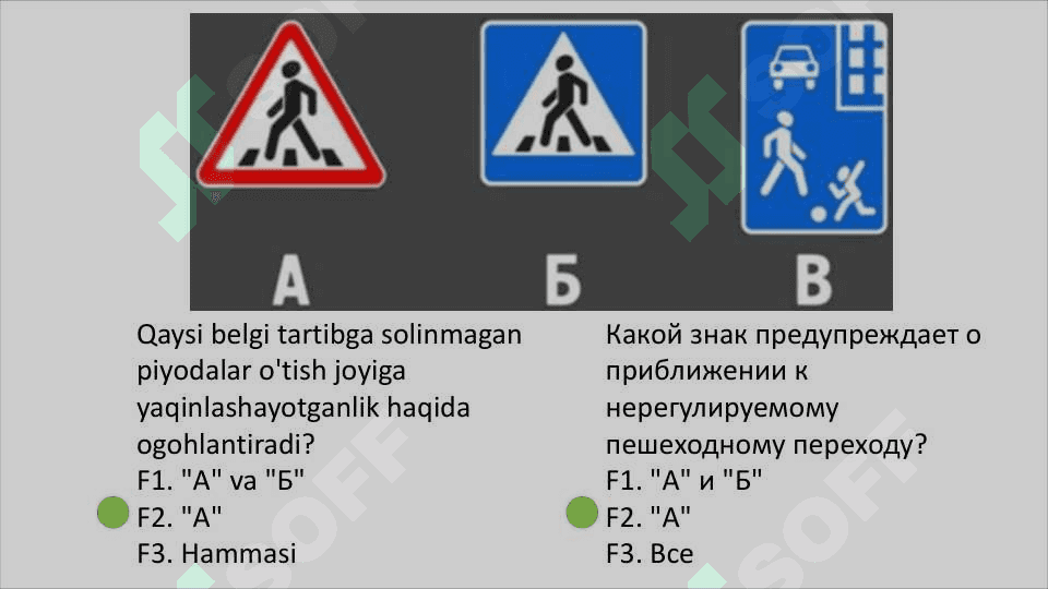 AVTOTEST PRAVA SAVOLLAR JAVOBLARI BILAN 2