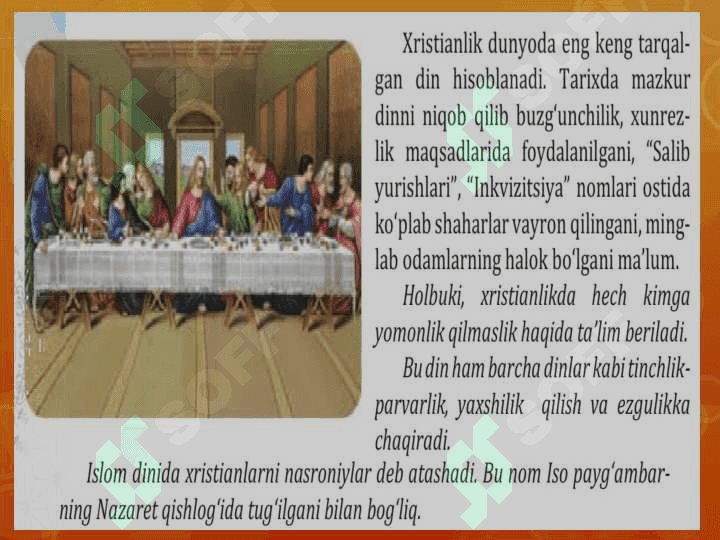 DUNYO DINLARI 4