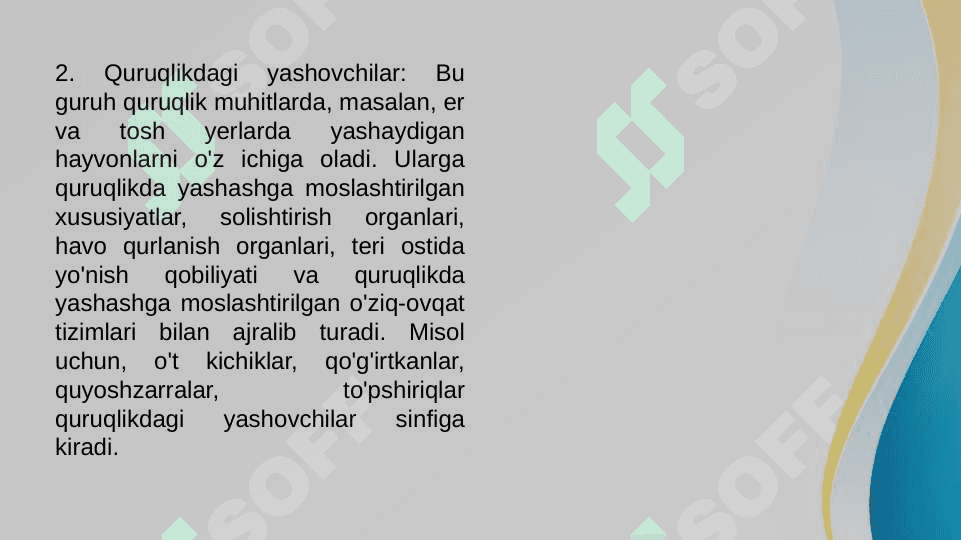 Amfibiyalar sinfi evolutsiyasi va ekologiyasi 5