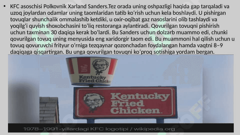 KFC kompaniyasi pptx 4