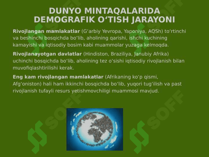 Aholi Geografiyasi 5
