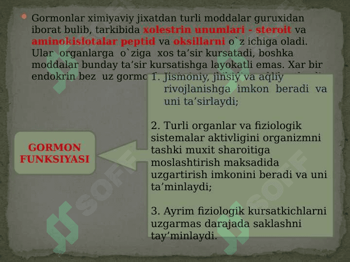 Ichki sekretsiya bezlarining yoshga doir xususiyatlari 5