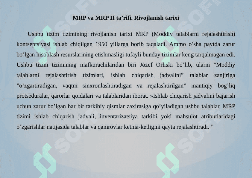 MRP2 va uning imkoniyatlari 2