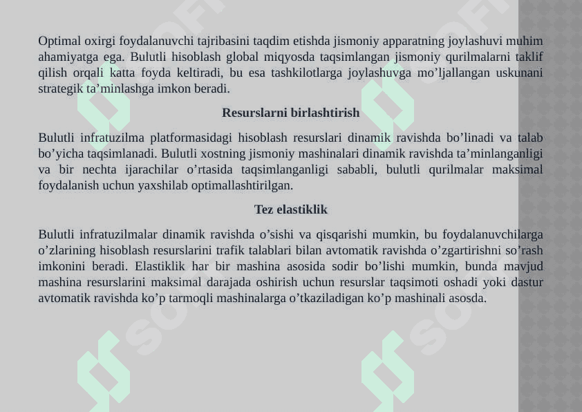 Resurslarning Cloud xisoblash bilan munosabati 4