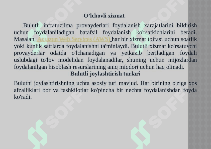 Resurslarning Cloud xisoblash bilan munosabati 5