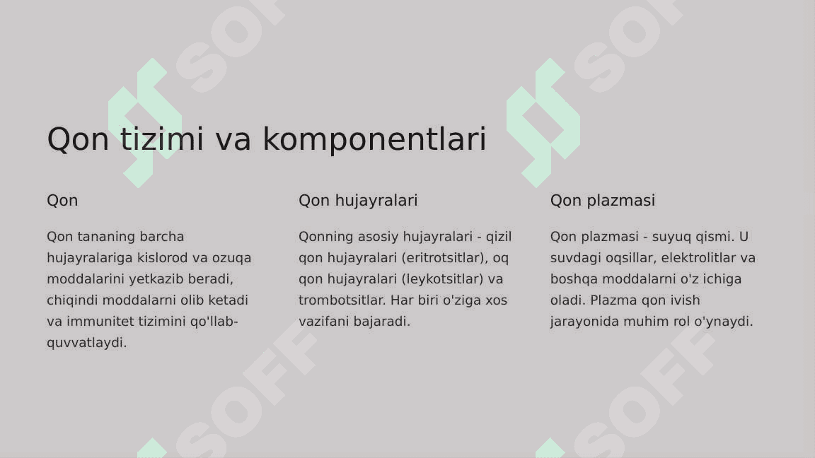 Qon ivish jarayonlarini o'rganish qon tomir trombasitor gemositoz, koagulyatsion gemostoz 3
