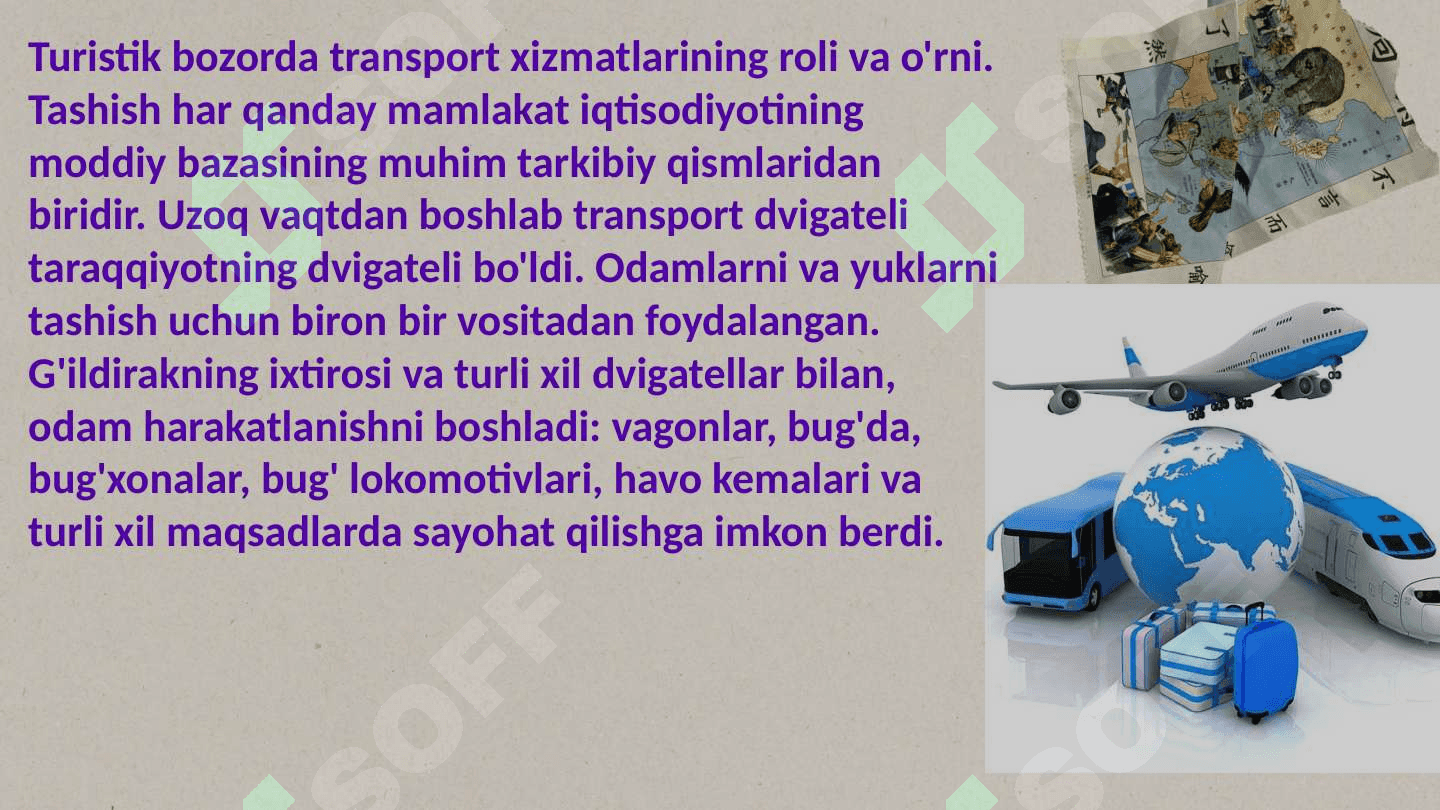 Turizmda transport vositalari 4