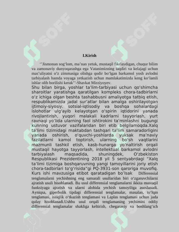 O’zgaruvchilar  ajratish usulining umumiy sxemasi. 2