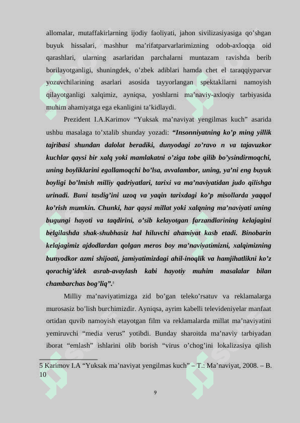 Televideniyening madaniy va ma’rifiy vazifasi 8