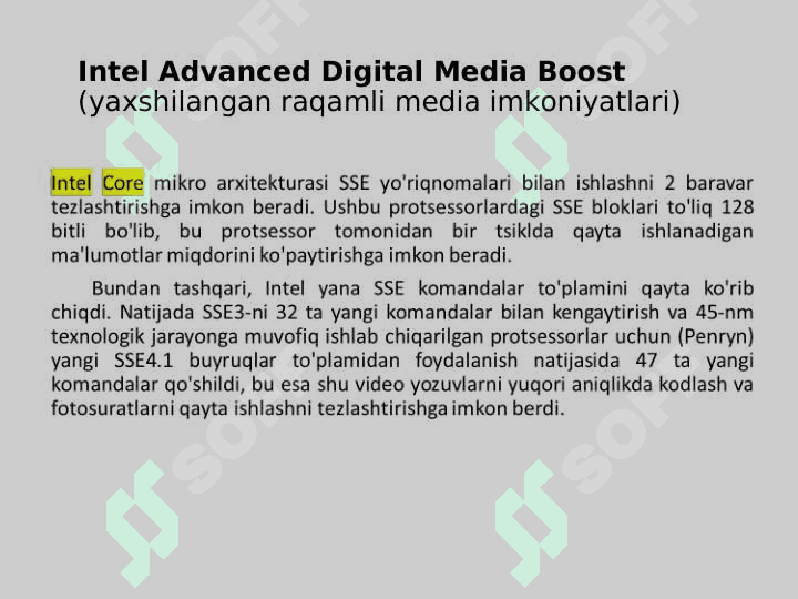 Mikroprotsessorlarning zamonaviy modellarini ishlab chiqish va tarkibiy tashkil etish xususiyatlari 7