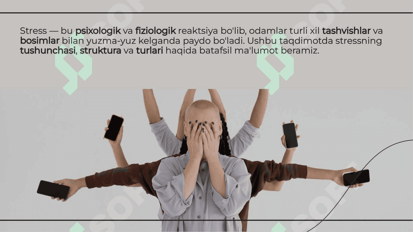 Stress Tushuncha va Strukturasi Turlari. 2