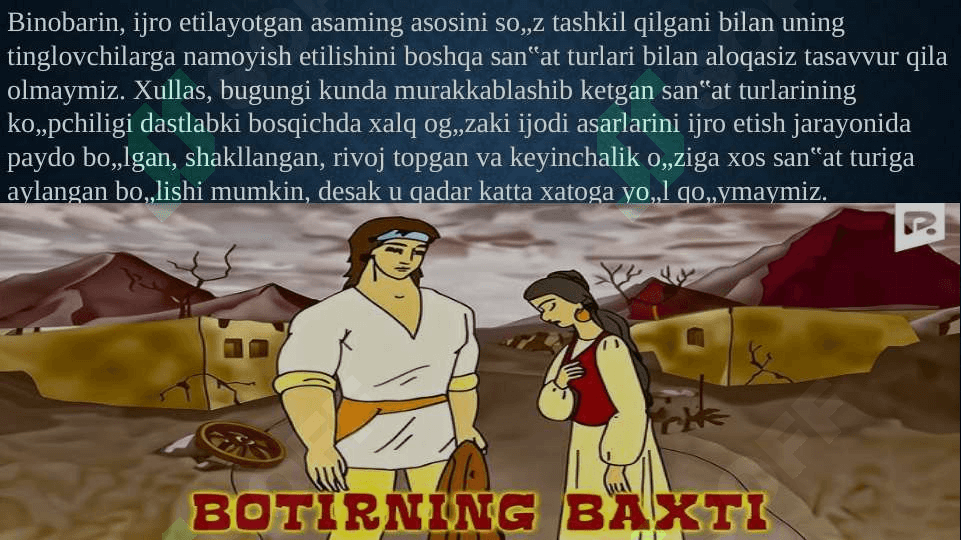 Xalq ogzaki ijodi xalq qadriyatlarining tarkibi sifatida. navroz qo`shiqlari va M.jo`rayev ilmiy merosini organish 8