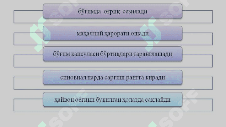 oylarda uchraydigan bug'im kasalloklari 8