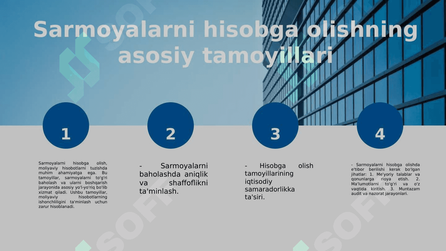 Shoʻba qaram xoʻjalik korxonalarida sarmoyalarni hisobga olish va konsolidatsiyalashgan moliyaviy hisobotlarni tuzish 7
