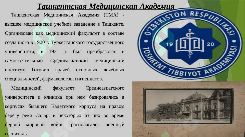 Ташкентская Медицинская Академия 2