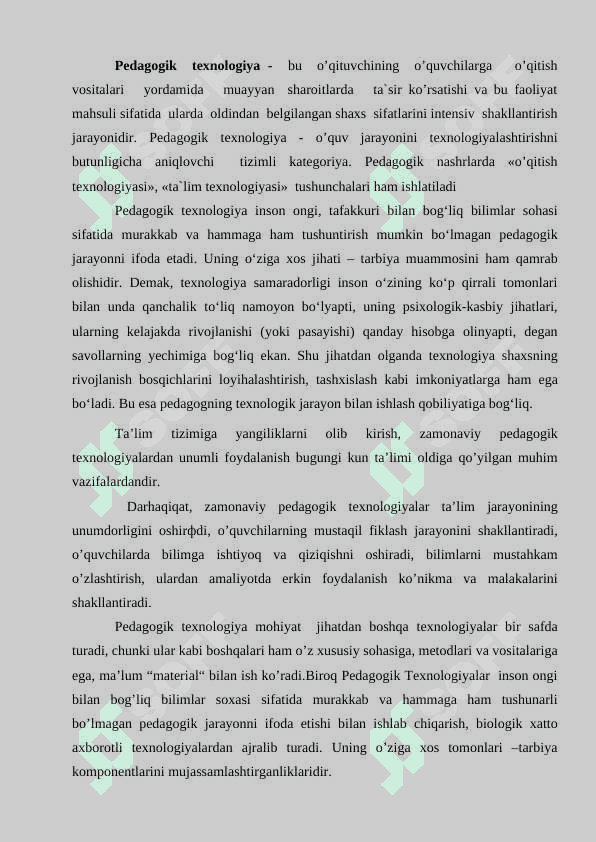 Yangi pedagogik texnologiya va metodlar  asosida dars ishlanmalarni tuzish va tahlil qilish 3