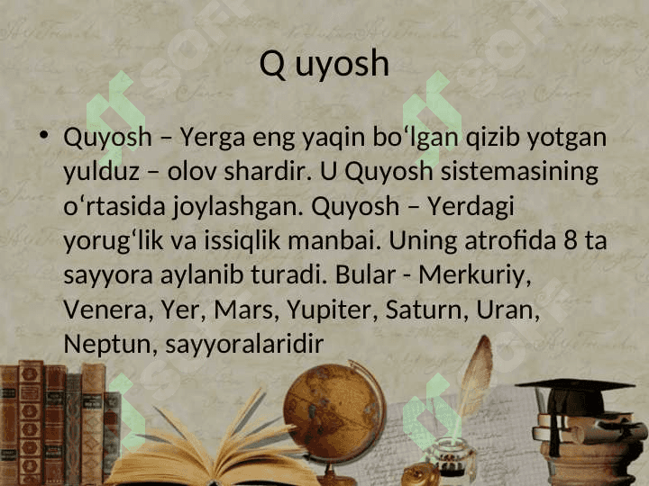 Quyosh, Oy   va  yulduzlar 2