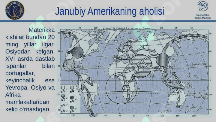 JANUBIY AMERIKA AHOLISI 5
