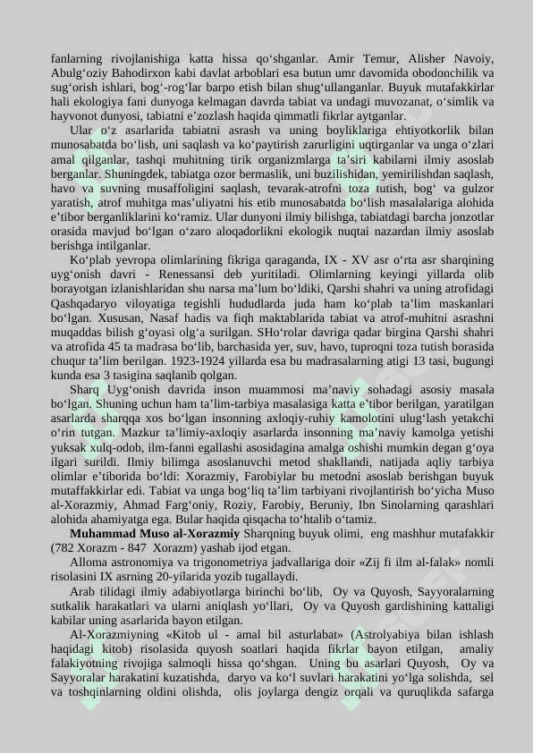 Sharq uyg‘onish davrida ta’lim va tarbiya masalalari 2