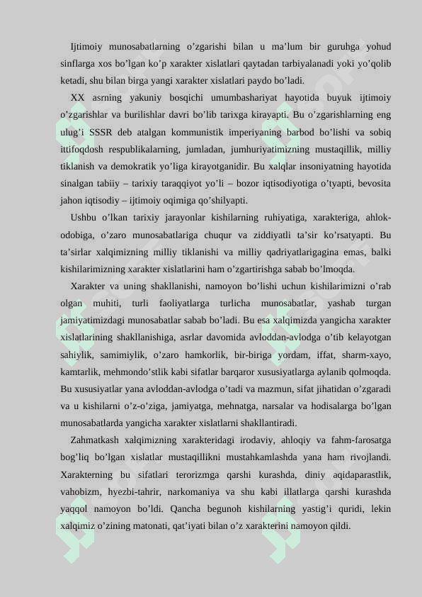 Xarakter, uning taraqqiysi va fizologik asoslari 3