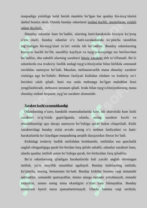 Xarakter, uning taraqqiysi va fizologik asoslari 5