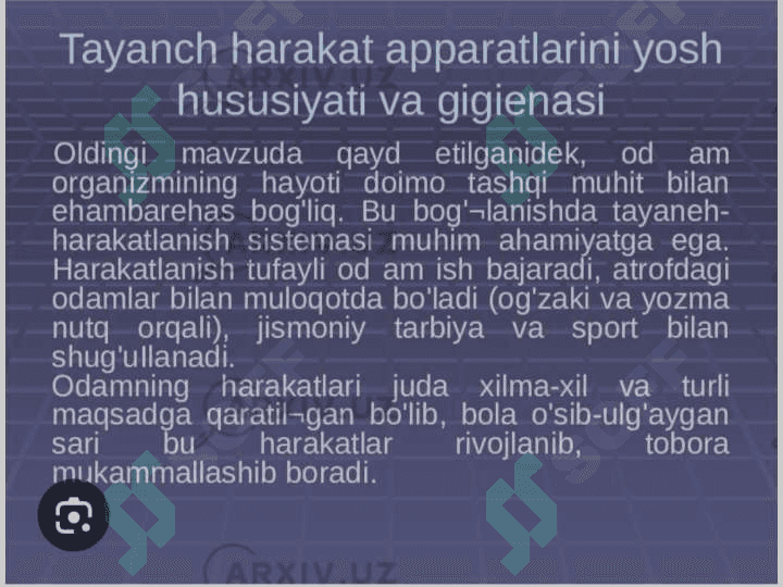 Tayanch harakatlanish kasalliklari haqida tushuncha 6