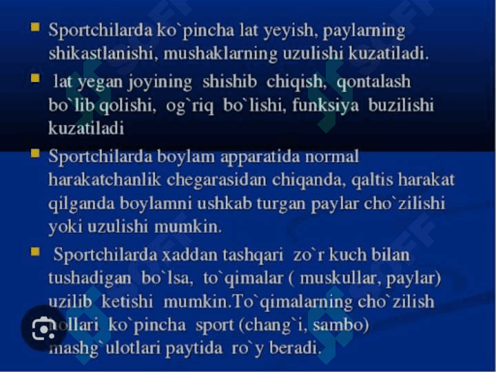 Tayanch harakatlanish kasalliklari haqida tushuncha 8