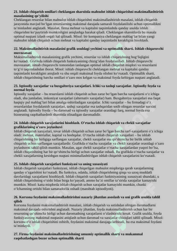 Mikroiqtisodiyot yakuniy javoblar 4