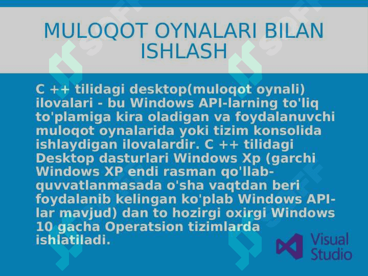 Visual C++ning grafik imkoniyatlari 2
