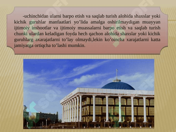 Davlat institutsional tashkilot sifatida 3