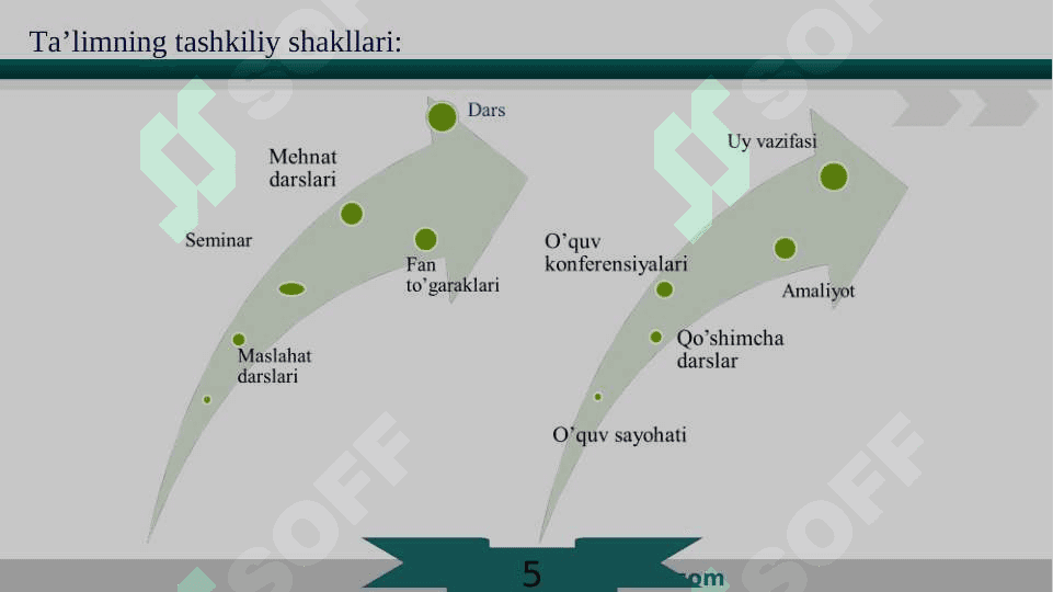 Ta’limni tashkil etish shakllari 4