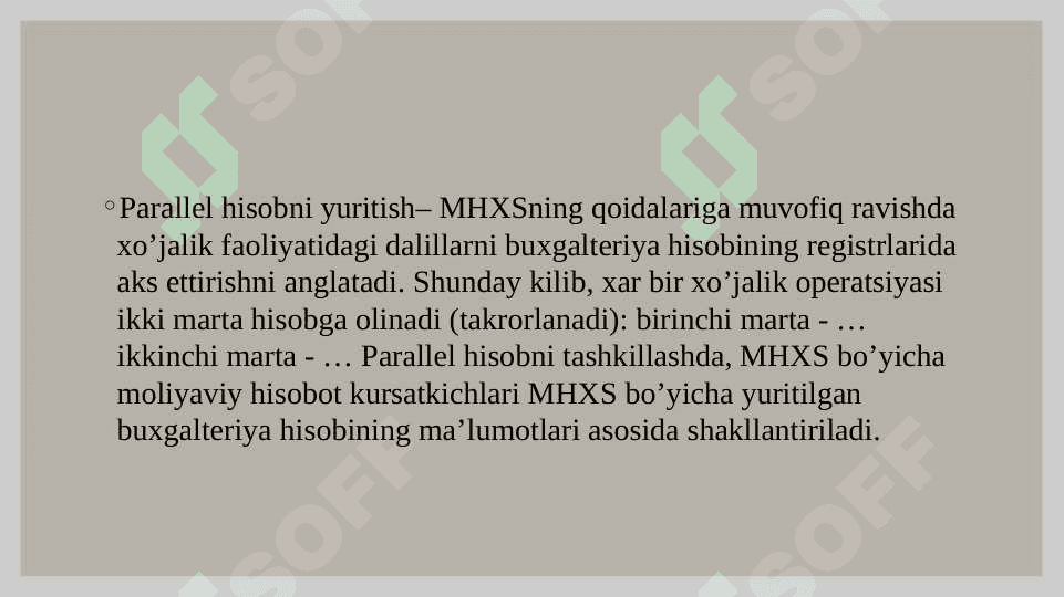 Moliyaviy hisobotni MHXSga transformatsiya qilish metodikasi 4