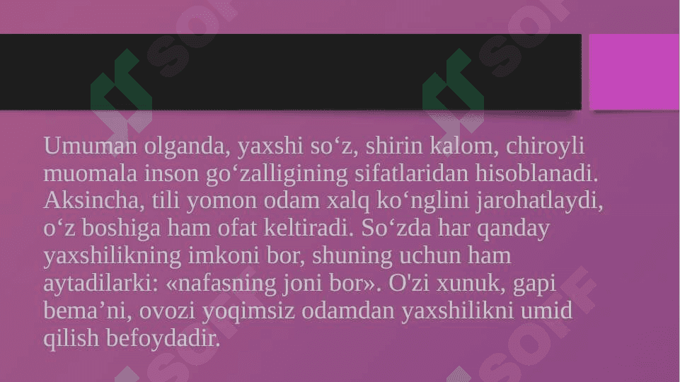 Abdulla Avloniy, Abdurauf Fitrat va Abdulla Qodiriy asarlarida notiqlik , milliy muamala madaniyati masalalari. 8