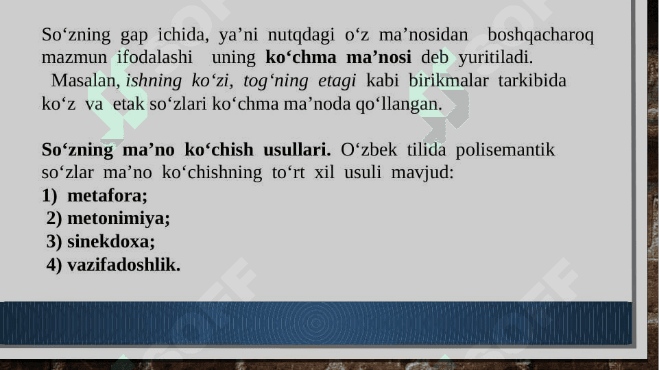 Leksik polisemiya va monosemiya 4