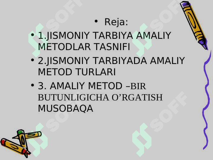 Jismoniy tarbiya mashg’ulotlarida qo’llaniladigan jismoniy tarbiya me’todlari 2