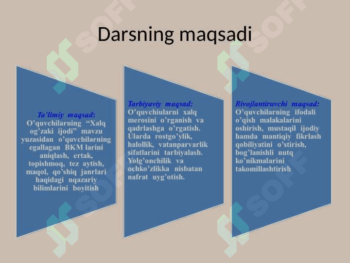 1-  sinfda  o’qish  fanidan o’tgan  bir  soatlik  ochiq  DARS  ISHLANMASI  Dars  usuli: “Ertak  darsi” 2
