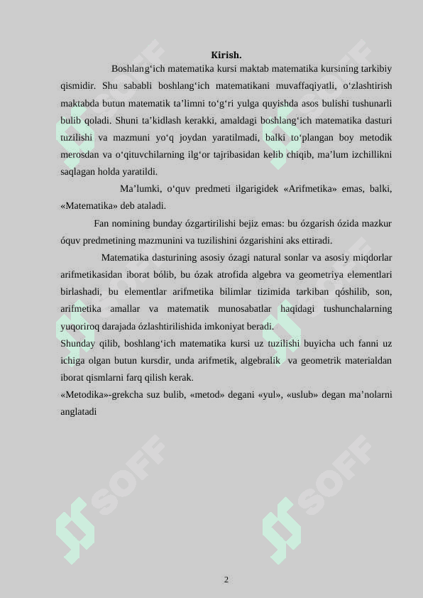 Ko‘p xonali sonlar ichida ko‘paytirish va bo‘lishga o‘rgatish metodlari 2