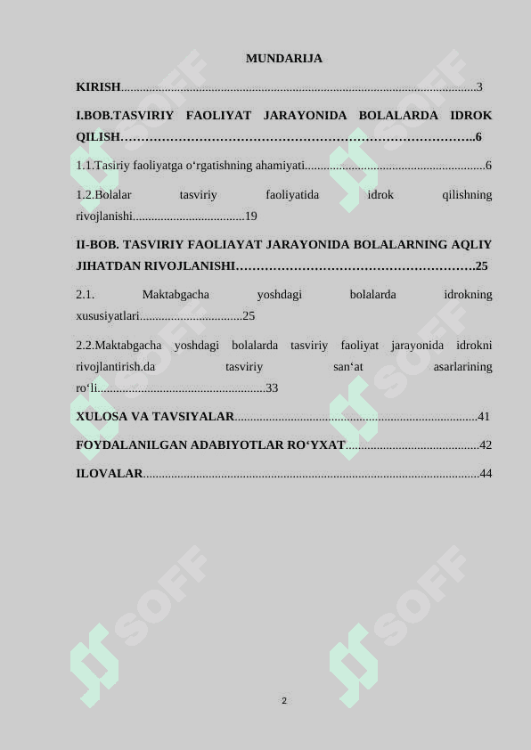 MAKTABGACHA YOSHDAGI BOLALARDA TASVIRIY FAOLIYAT JARAYONIDAGI IDROKNI RIVOJLANISHI 2