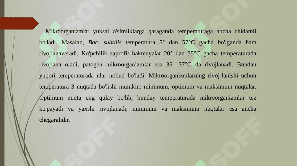 Mikroorganizmlarning tabiatda tarqalishi 3
