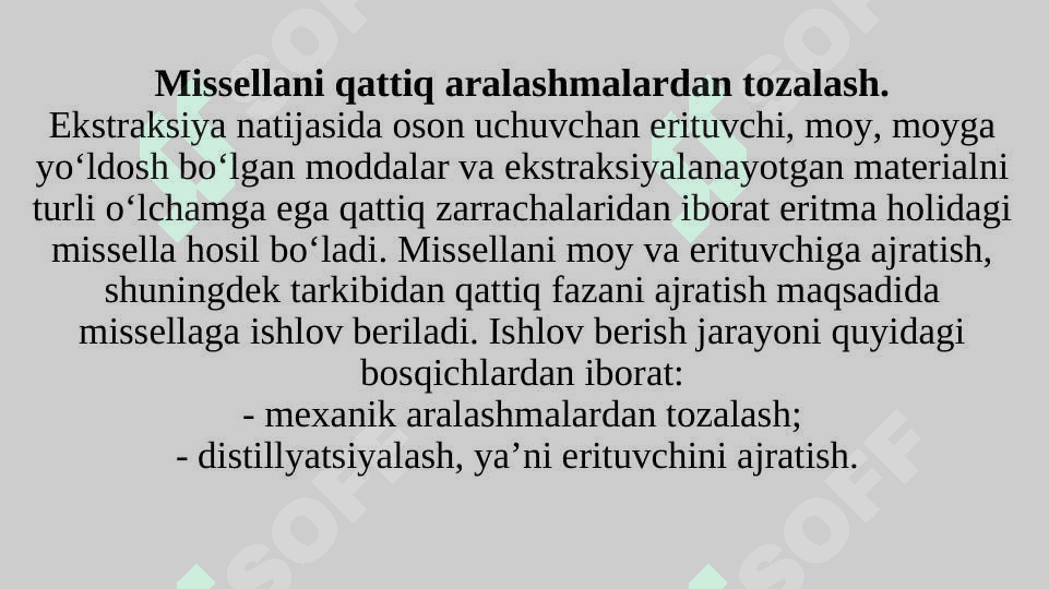 MISSELLANI QAYTA ISHLASH TEXNOLOGIYASI 2