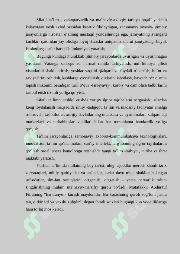 Yangi O'zbekistonda amalga oshirilayotgan o'zgarishlar va  Yangi O‘zbekistonning Besh Ustuni 6