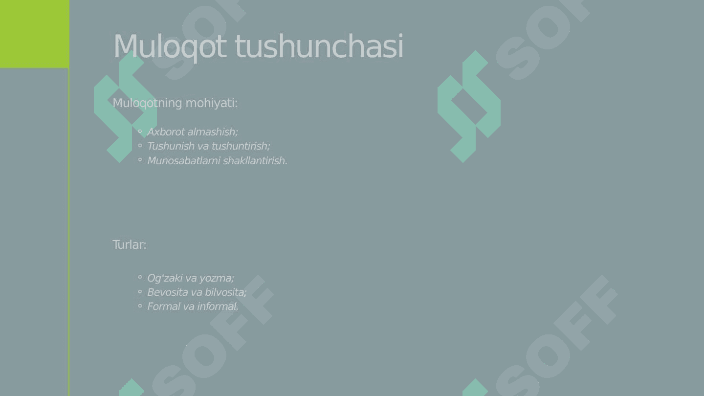 Pedagogik muloqot haqida tushuncha 2