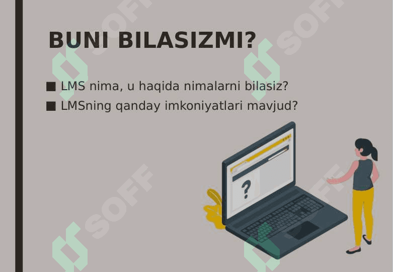 LMS (LEARNING MANAGEMENT SYSTEMS – TA’LIMNI BOSHQARUV TIZIMLARI) 6